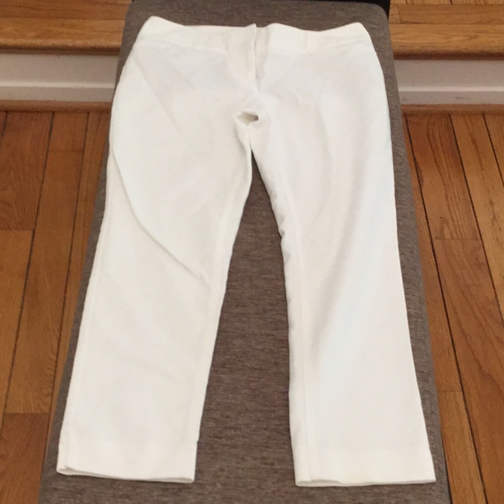 White House Black Market Straight Crop Size 2